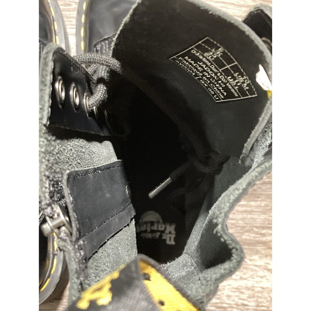 Dr. Martens Jadon Platform Black Leather Womens Boot Size 10 - Picture 12 of 13